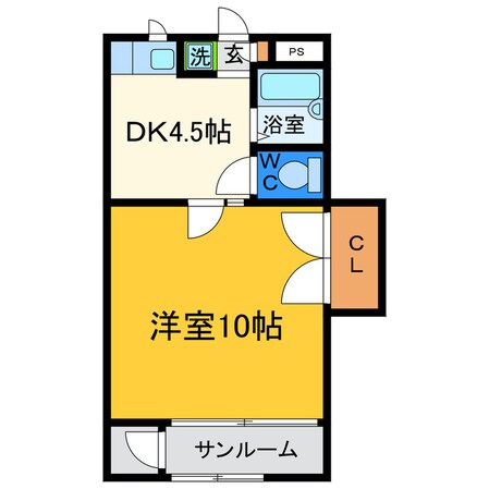 アヴィタションＷＩＳＥの物件間取画像